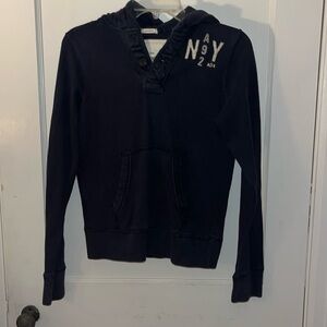 Navy Abercrombie sweatshirt